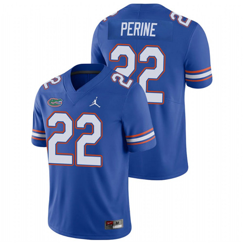 Men's Royal Florida Gators Lamical Perine Limited Football Jersey