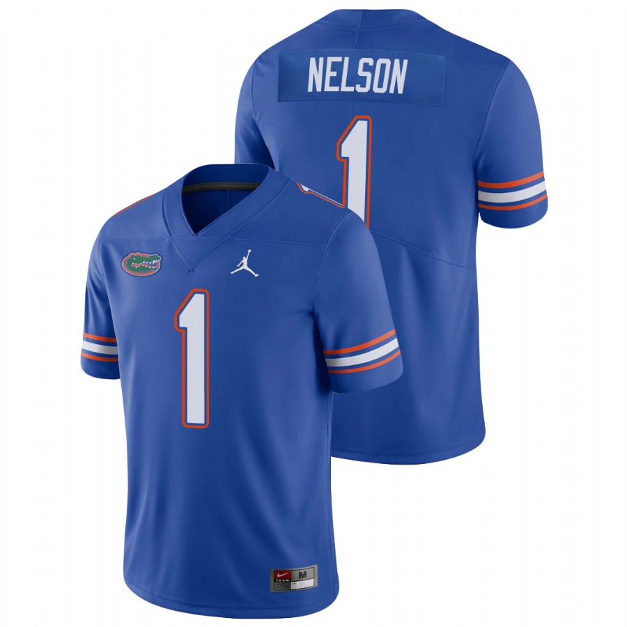 Men's Royal Florida Gators Reggie Nelson Limited Football Jersey