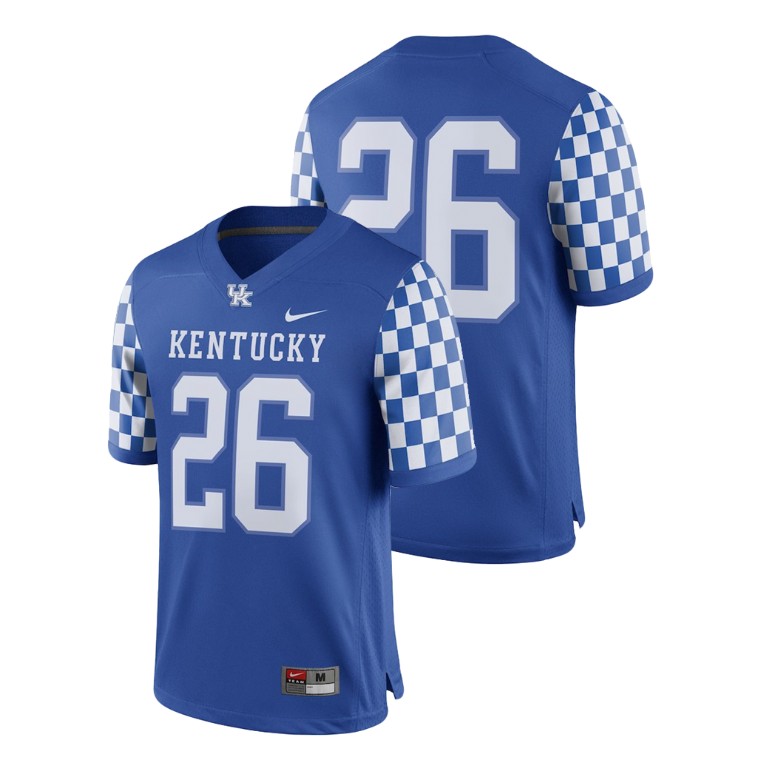 Men's Royal Nike College Football Kentucky Wildcats 2018 Game Jersey