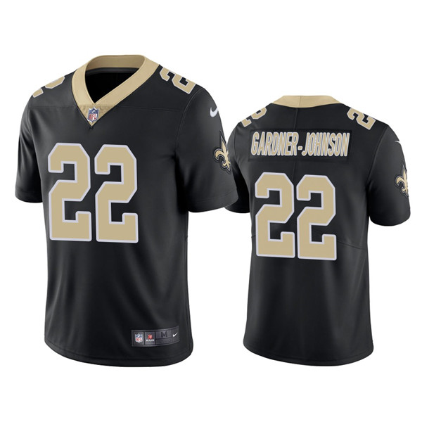 Men's Saints #22 Chauncey Gardner-Johnson 2019 NFL Black Vapor Limited Jersey