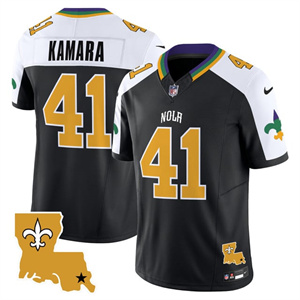 Men's Saints 2025 New Orleans City Vapor Limited Jersey - All Stitched Alvin Kamara    41