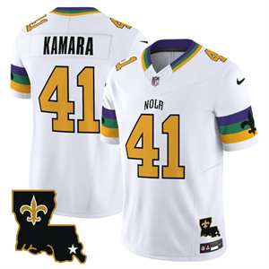 Men's Saints 2025 New Orleans City Vapor Limited Jersey - All Stitched Alvin Kamara
