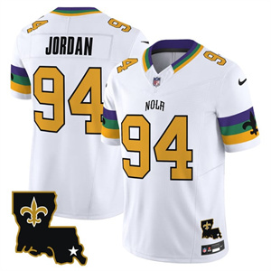 Men's Saints 2025 New Orleans City Vapor Limited Jersey - All Stitched Cameron Jordan