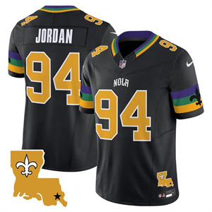 Men's Saints 2025 New Orleans City Vapor Limited Jersey - All Stitched Cameron Jordan 94