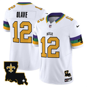 Men's Saints 2025 New Orleans City Vapor Limited Jersey - All Stitched Chris Olave