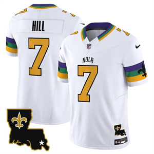 Men's Saints 2025 New Orleans City Vapor Limited Jersey - All Stitched Taysom Hill