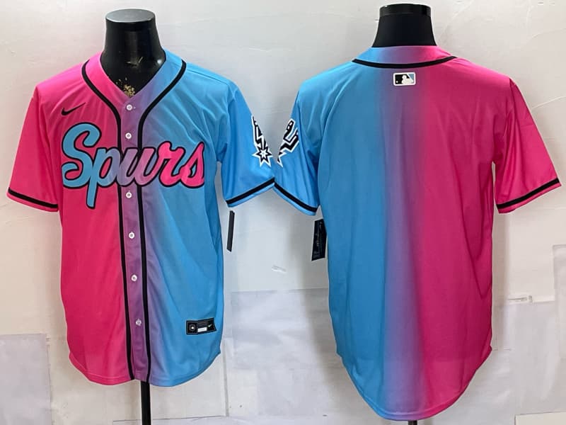 Men's San Antonio Spurs     Stitched Baseball Jersey
