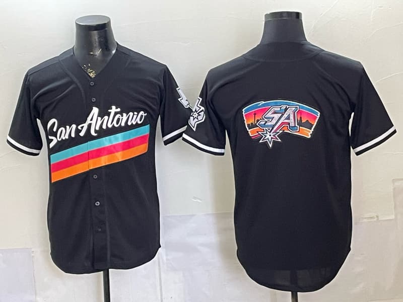 Men's San Antonio Spurs  BASEBALL    Jersey