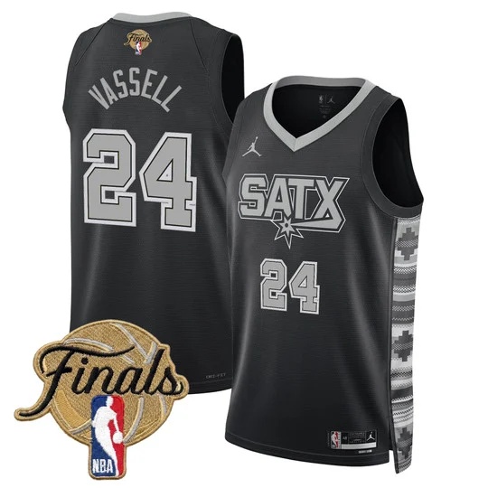 Men's San Antonio Spurs 2026 Finals Swingman Jersey - All Stitched Devin Vassell  24