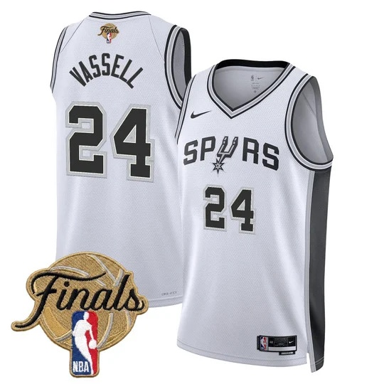 Men's San Antonio Spurs 2026 Finals Swingman Jersey - All Stitched Devin Vassell