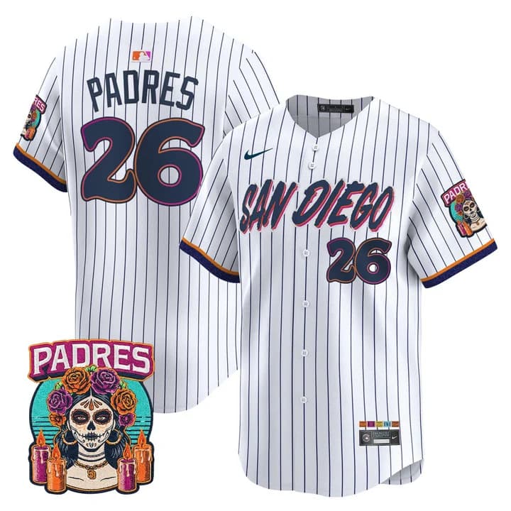 Men's San Diego Padres 2026 City Connect Vapor Premier Limited Jersey - All Stitched #26  Padres
