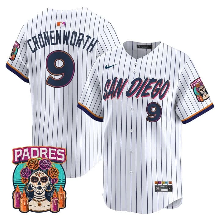Men's San Diego Padres 2026 City Connect Vapor Premier Limited Jersey - All Stitched Jake Cronenworth    9