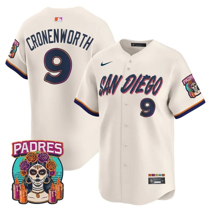 Men's San Diego Padres 2026 City Connect Vapor Premier Limited Jersey - All Stitched Jake Cronenworth