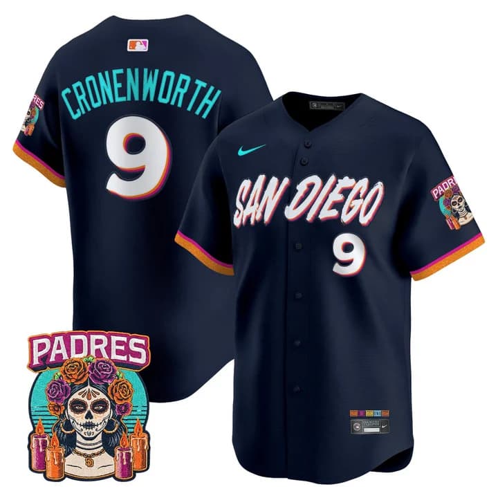 Men's San Diego Padres 2026 City Connect Vapor Premier Limited Jersey - All Stitched Jake Cronenworth 9