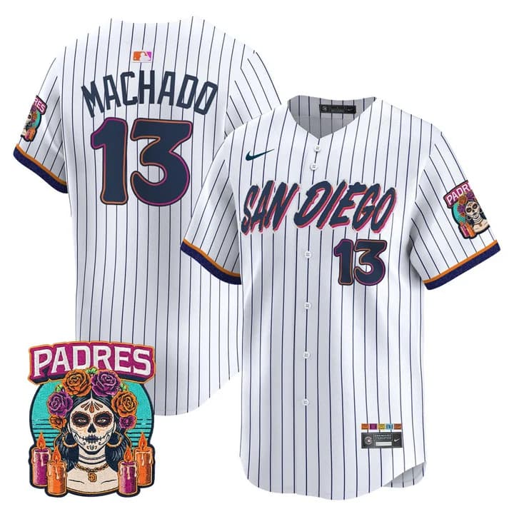 Men's San Diego Padres 2026 City Connect Vapor Premier Limited Jersey - All Stitched Manny Machado    13
