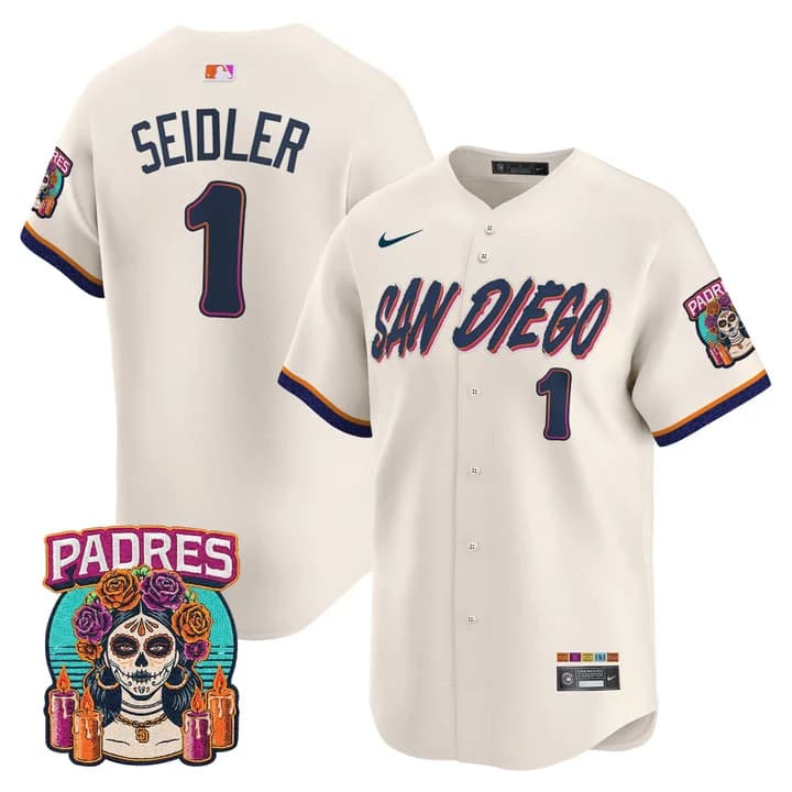 Men's San Diego Padres 2026 City Connect Vapor Premier Limited Jersey - All Stitched Peter Seidler   1