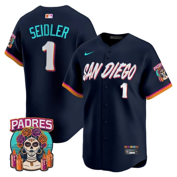 Men's San Diego Padres 2026 City Connect Vapor Premier Limited Jersey - All Stitched Peter Seidler 1