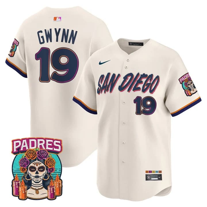 Men's San Diego Padres 2026 City Connect Vapor Premier Limited Jersey - All Stitched Tony Gwynn   19
