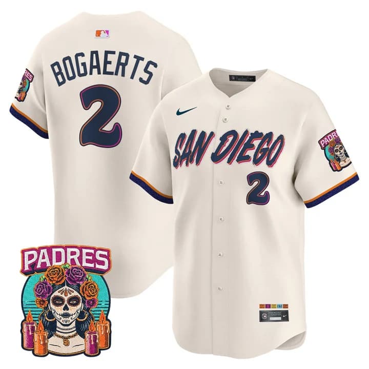 Men's San Diego Padres 2026 City Connect Vapor Premier Limited Jersey - All Stitched Xander Bogaerts   2