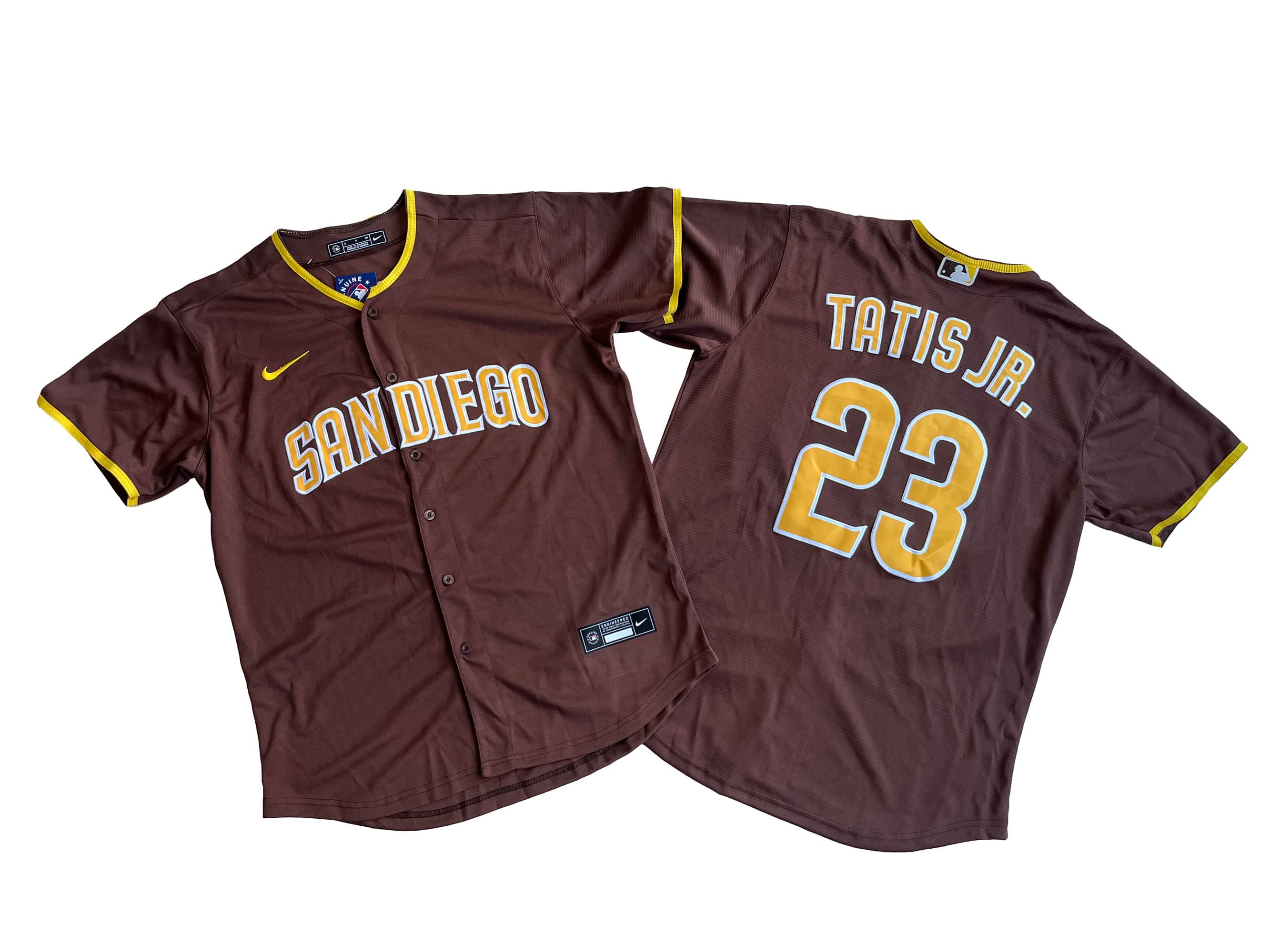 Men's San Diego Padres Fernando Tatis Jr. Nike Brown Alternate Replica Player Jersey