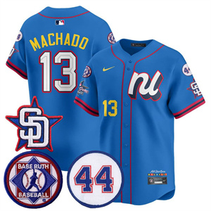 Men's San Diego Padres National League 2025 MLB All-Star Jersey V3 - All Stitched Manny Machado - 13