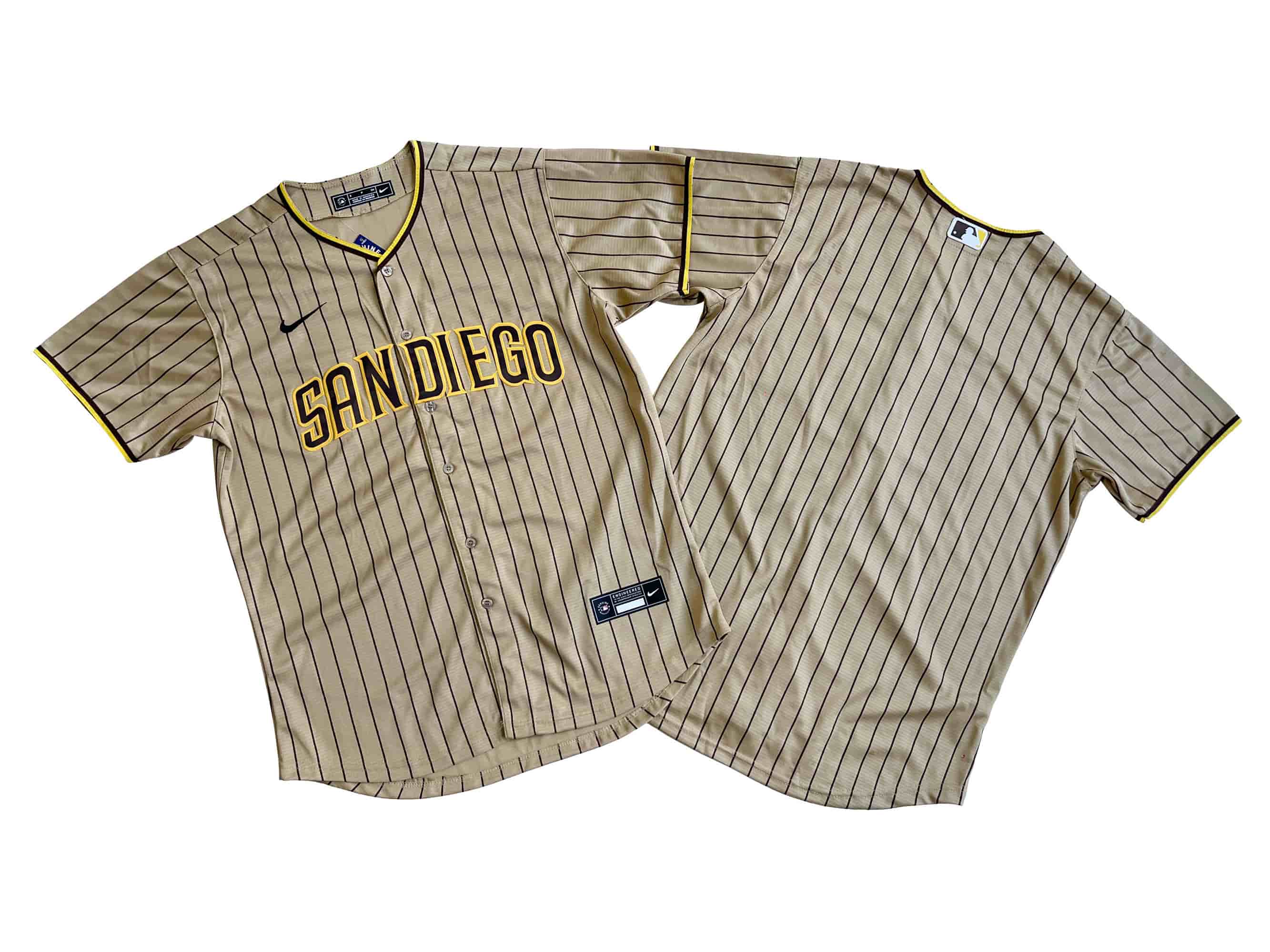 Men's San Diego Padres Nike Tan Alternate Replica Team Jersey