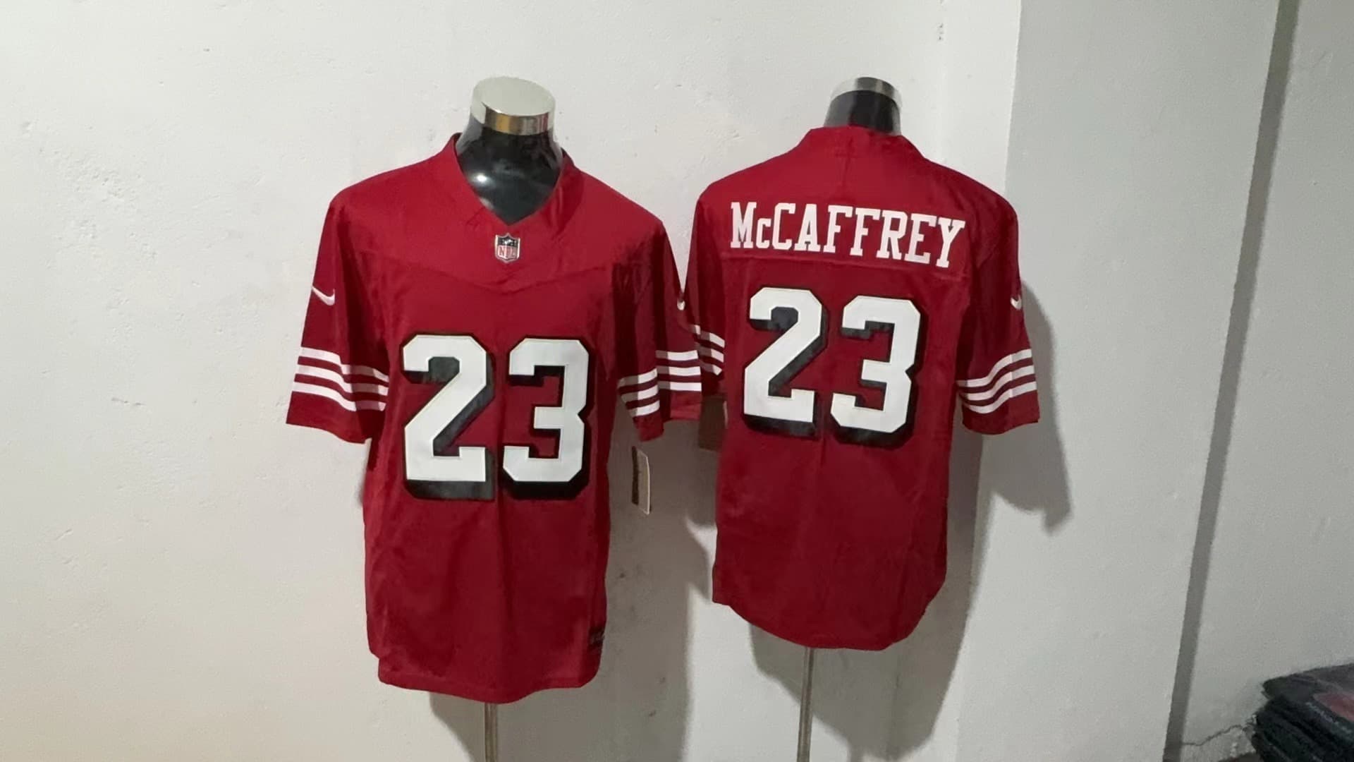 Men's San Francisco  49ers 2025 Vapor Limited Jersey - All Stitched 23 Christian McCaffrey