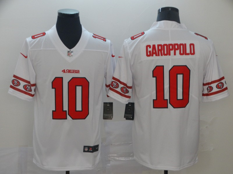 Men's San Francisco 49ers #10 Jimmy Garoppolo Nike NFL Team Logo Cool Edition Jersey