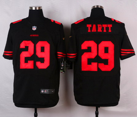 Men's San Francisco 49ers #29 Jaquiski Tartt Black Alternate 2015 NFL Nike Elite Jersey
