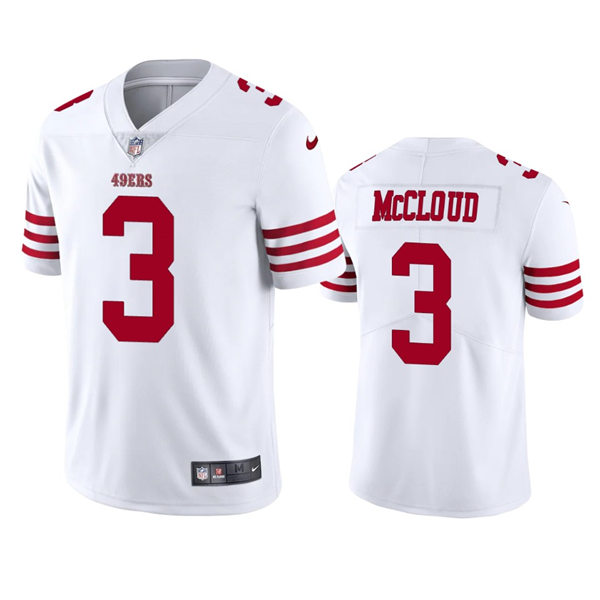 Men's San Francisco 49ers #3 Ray-Ray McCloud Nike White Vapor Limited Player Jersey