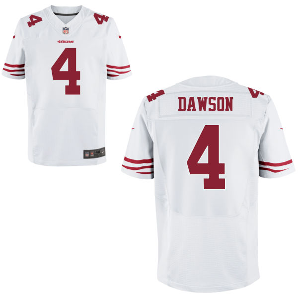 Men's San Francisco 49ers #4 Phil Dawson White Nike Elite Jersey