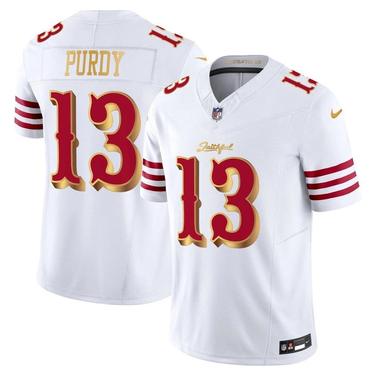 Men's San Francisco 49ers 2025   Vapor Limited Jersey - All  Stitched Brock Purdy 13