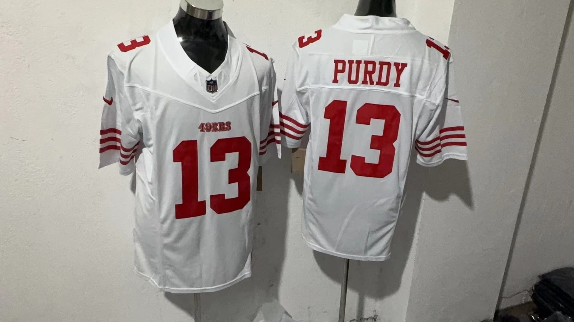 Men's San Francisco 49ers 2025   Vapor Limited Jersey - All Stitched Brock Purdy  13