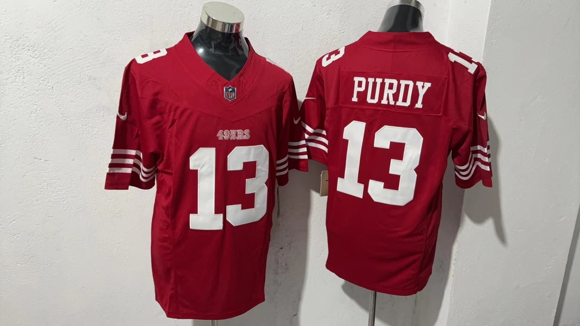 Men's San Francisco 49ers 2025   Vapor Limited Jersey - All Stitched Brock Purdy 13
