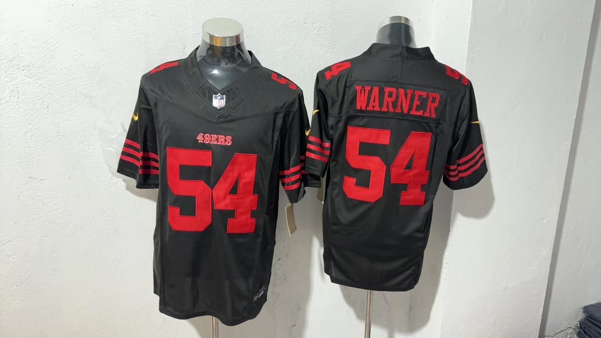 Men's San Francisco 49ers 2025   Vapor Limited Jersey - All Stitched Fred Warner     54