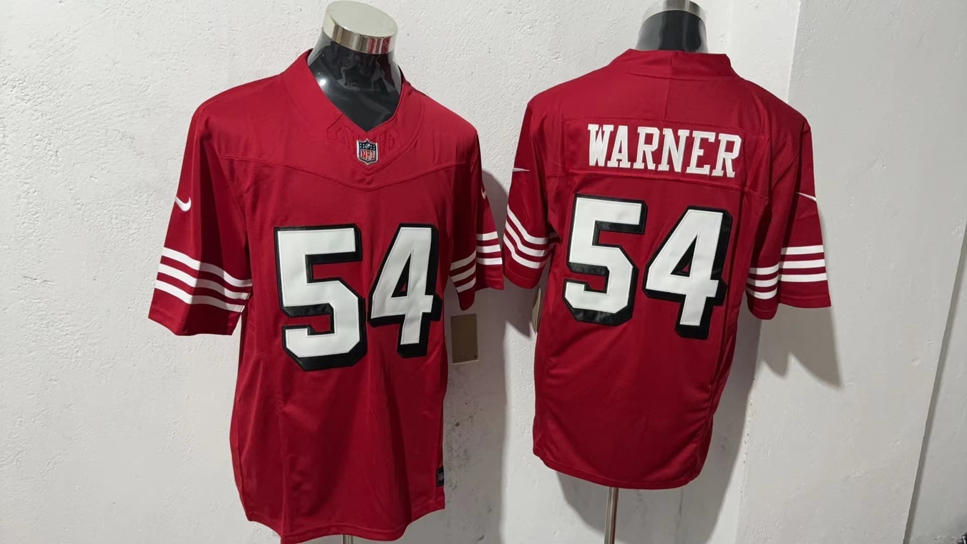 Men's San Francisco 49ers 2025   Vapor Limited Jersey - All Stitched Fred Warner   54
