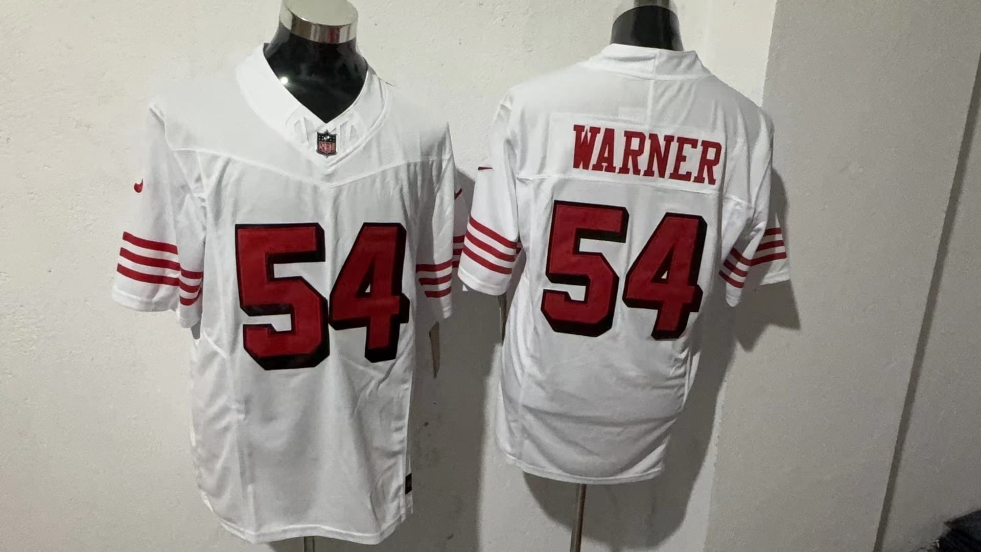 Men's San Francisco 49ers 2025   Vapor Limited Jersey - All Stitched Fred Warner 54