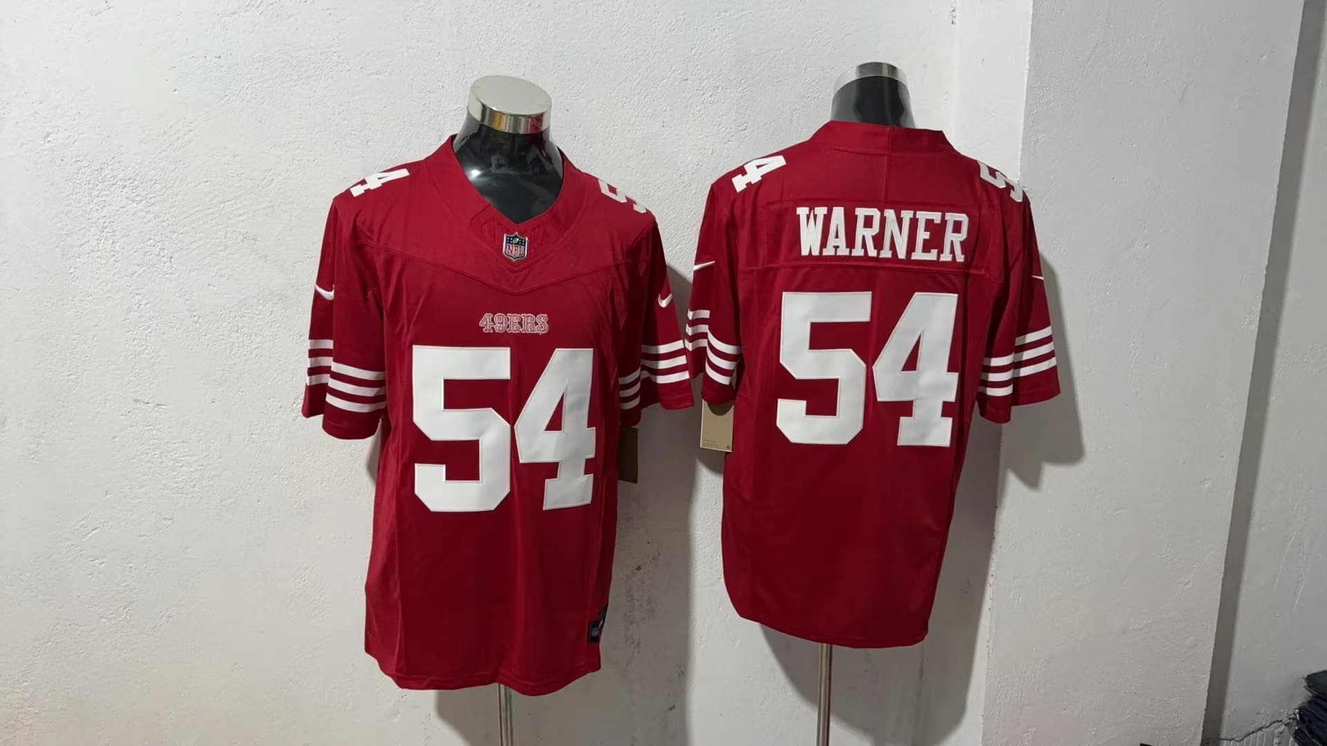 Men's San Francisco 49ers 2025   Vapor Limited Jersey - All Stitched Fred Warner54
