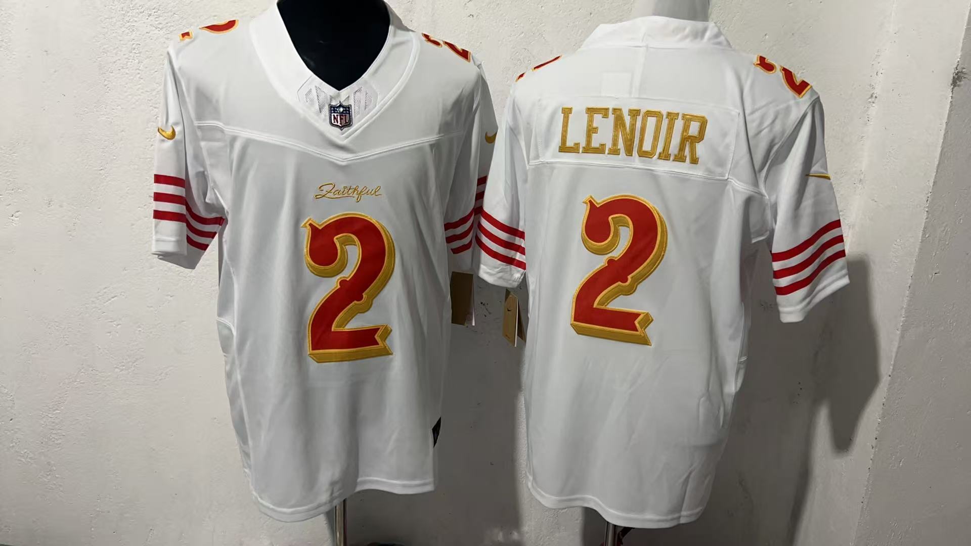 Men's San Francisco 49ers 2025  Vapor Limited Jersey - All Stitched Deommodore Lenoir2