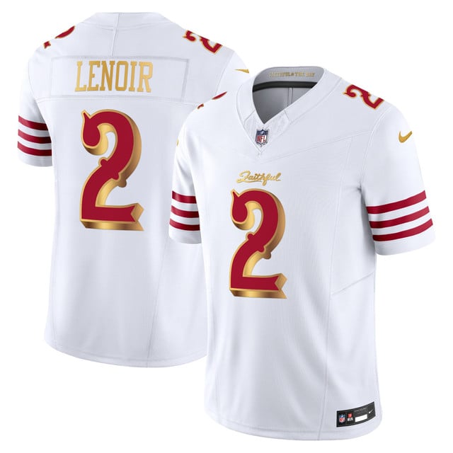 Men's San Francisco 49ers 2025 “Rivalries” Vapor Limited Jersey - All Stitched 2  Deommodore Lenoir