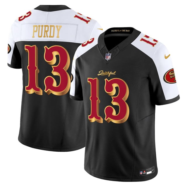 Men's San Francisco 49ers 2025 “Rivalries” Vapor Limited Jersey - All Stitched Brock Purdy      13