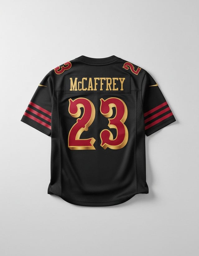 Men's San Francisco 49ers 2025 “Rivalries” Vapor Limited Jersey - All Stitched Christian McCaffrey   23