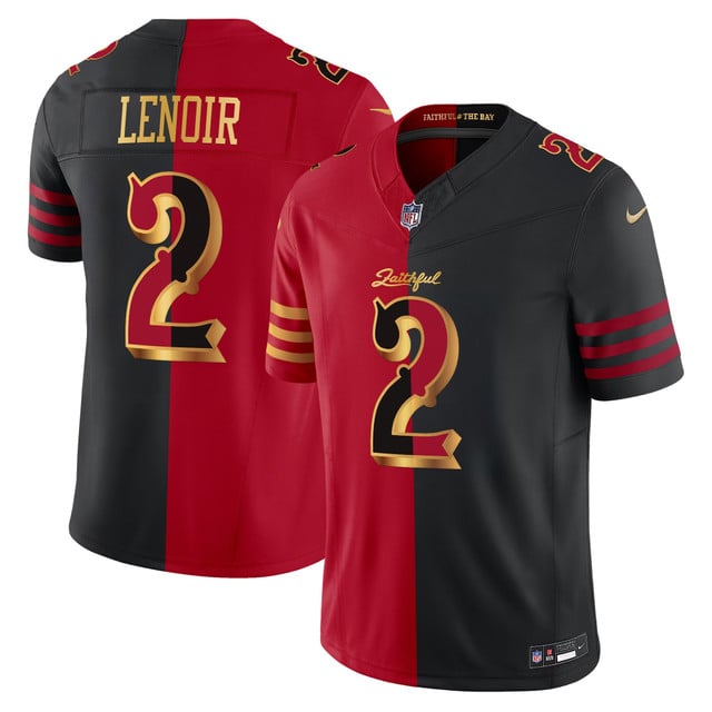 Men's San Francisco 49ers 2025 “Rivalries” Vapor Limited Jersey - All Stitched Deommodore Lenoir #2