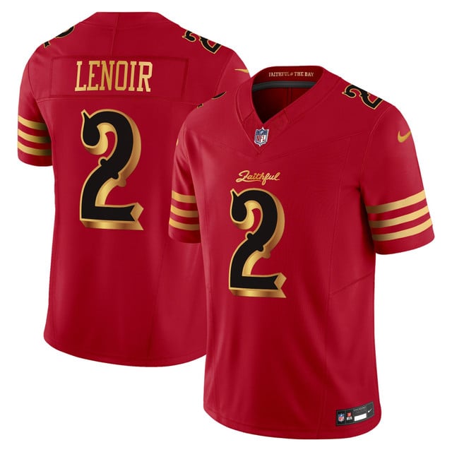 Men's San Francisco 49ers 2025 “Rivalries” Vapor Limited Jersey - All Stitched Deommodore Lenoir 2