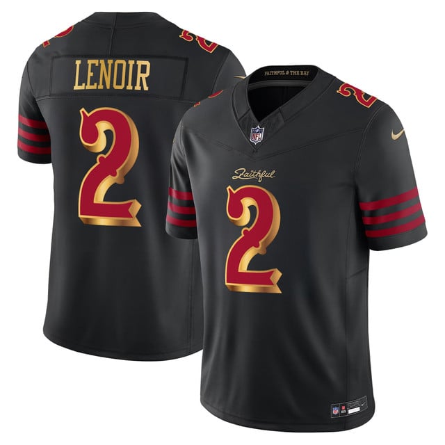 Men's San Francisco 49ers 2025 “Rivalries” Vapor Limited Jersey - All Stitched Deommodore Lenoir2