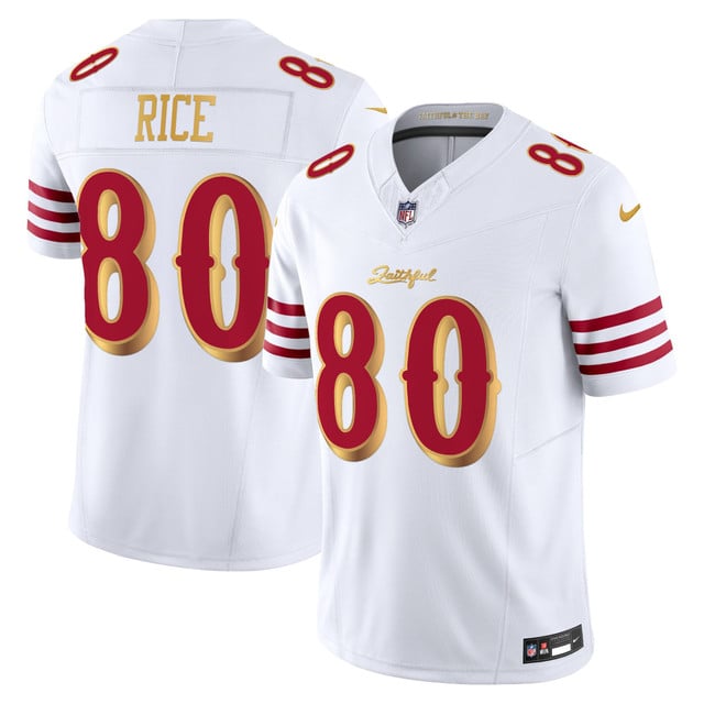 Men's San Francisco 49ers 2025 “Rivalries” Vapor Limited Jersey - All Stitched Jerry Rice   80