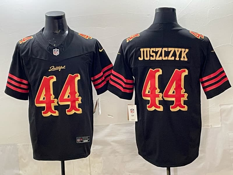 Men's San Francisco 49ers 2025 Vapor Limited Jersey - All Stitched  44 JUSZCZYK