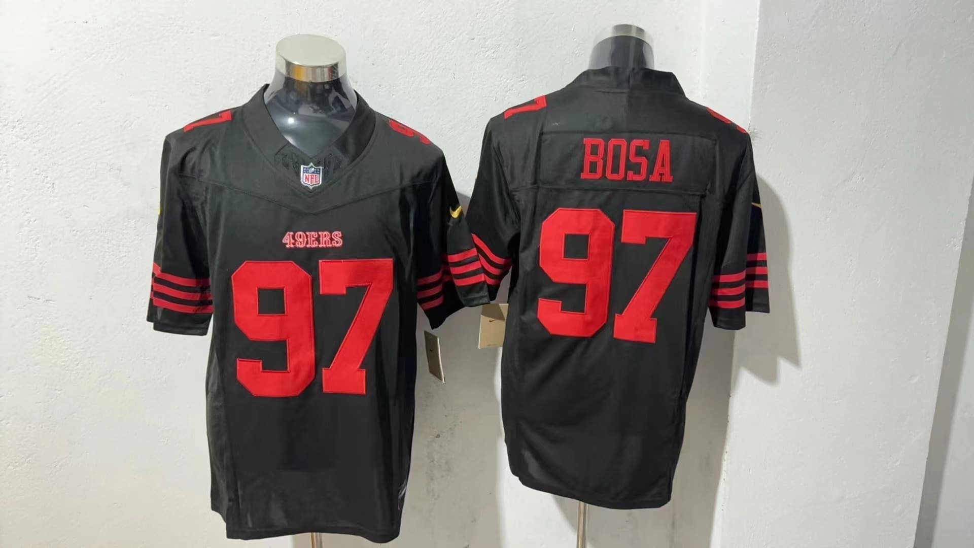 Men's San Francisco 49ers 2025 Vapor Limited Jersey - All Stitched Nick Bosa 97