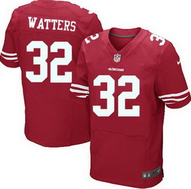 Men's San Francisco 49ers Retired Player #32 Ricky Watters Scarlet Red NFL Nike Elite Jersey