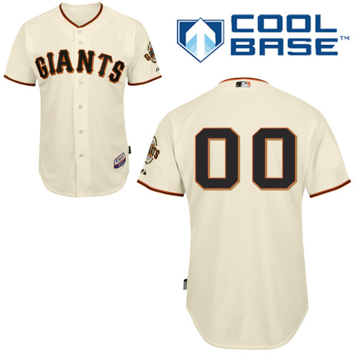 Men's San Francisco Giants Cream Home Custom MLB Jersey